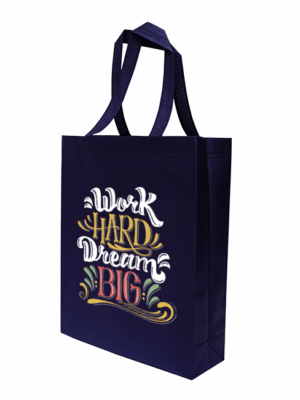 A4 Non Woven Bag - 70gsm - Navy Blue