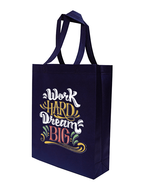 A4 Non Woven Bag - 70gsm - Navy Blue