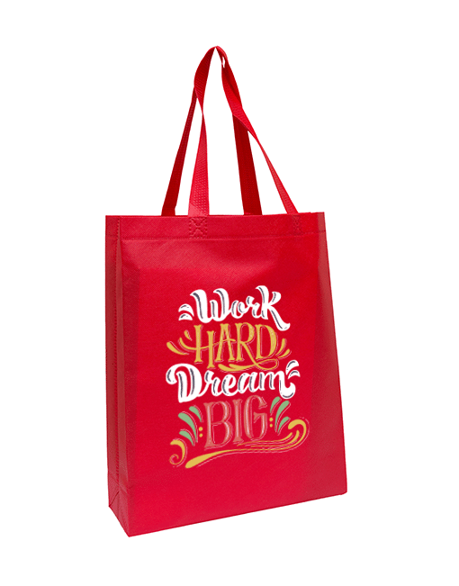 A4 Non Woven Bag - 70gsm - Red